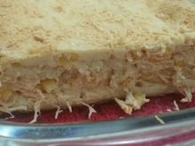 Torta cremosa de liquidificador