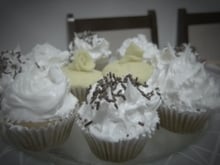 Cupcake de leite de coco