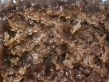 Bolo de iogurte e chocolate com cobertura de nutella