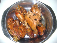 Frango rápido na cebola