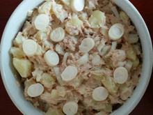 Salada de batata com atum