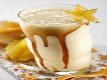 Suco cremoso de carambola