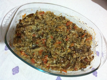 Antepasto de berinjela fácil