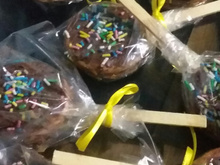 Pirulito de chocolate