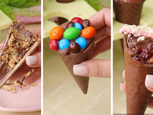 Parece sobremesa de vitrine! Aprenda a fazer o cone trufado para faturar muito nessa Páscoa