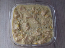 Frango ao creme de leite pouca grana