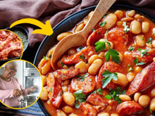 Aprendi essa receita de FEIJÃO ASSADO com bacon com a minha avó e meus filhos só comem assim