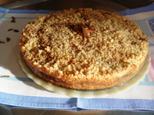 Cuca fácil de maçã