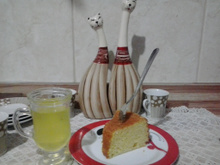 Bolo de laranja champanhe