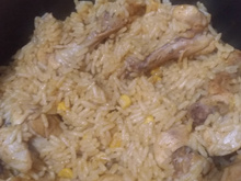 Arroz de frango rapidinho
