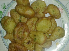 Bolinho de casca de batata