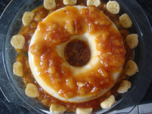 Pudim de bananas