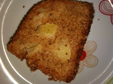 Bolo de maçã com canela integral