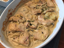 Tilápia com batatas ao forno