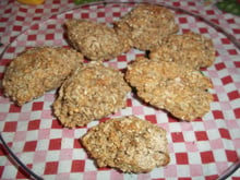 Bolinho de arroz integral assado