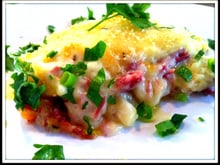Escondidinho de carne seca - levíssimo