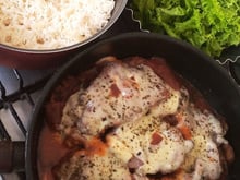 Parmegiana na frigideira 