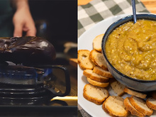 "E assim você terá sempre um belo babaganoush": a receita de pasta de berinjela defumada você pode até congelar