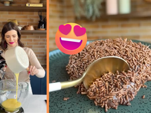 Molhadinho! Macio! Saboroso! Esse bolo de brigadeiro quente é a perfeição em forma de doce!