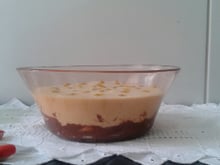 Mousse de Maracujá com Brigadeiro e Bis