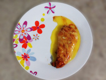 Filé de frango ao molho de laranja e vinho