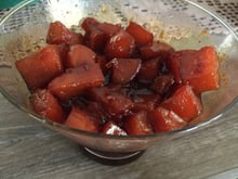 Doce de batata - doce caramelizada