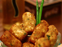 Rolhas de Ricota com Espinafre