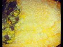 Escondidinho de carne laranja