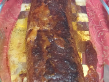 Rocambole de carne moída