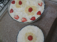 Pavê morango com coco