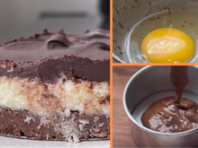 Torta Prestígio saudável na airfryer: essa é a melhor e mais fácil tortinha de coco e chocolate que já comi sem atrapalhar a dieta