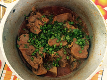 Língua de boi ao molho