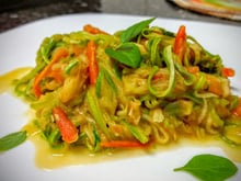 Macarrão de abobrinha do Marcão