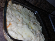 Macarrão ao creme de milho