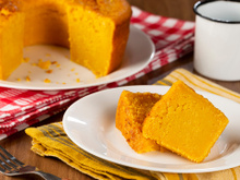 Karine Garcia: "Primeiro bolo de fubá que fiz na vida foi esse do TudoGostoso e deu muito certo, virou uma das receitas favoritas"