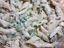 Macarrão com brócolis