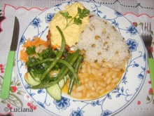 Peixe ao creme de milho