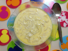 Sopa de cebola com leite