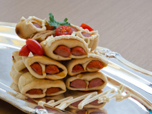 Enroladinho de salsicha