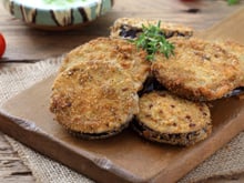 Dica de chef: esse é o truque para deixar a berinjela à milanesa crocante e deliciosa, fica pronta em 15 minutos na air fryer