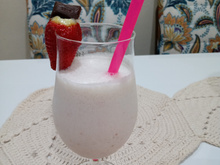 Jurupinga com morango