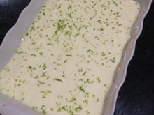 Torta de limão com bolacha de maisena