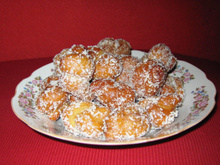 Nozinhos de massa de pão doce