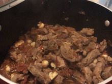 Picadinho de filé mignon ao molho shoyu