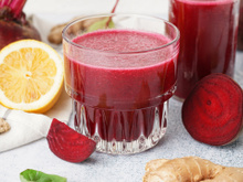 Quais são as propriedades curativas do suco de beterraba com limão e gengibre