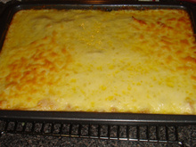 Frango com batata ao molho branco