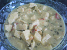 Frango ao molho com açafrão