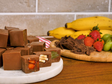 Cubos de chocolate