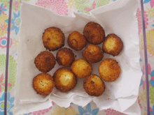 Aperitivo de batata e provolone