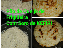 Pão de queijo de kefir de leite de frigideira
